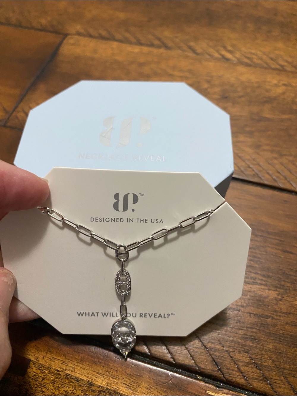 Bomb Party OG Originals Necklace - Diamond Cubic Zirconia - Rhodium Plating